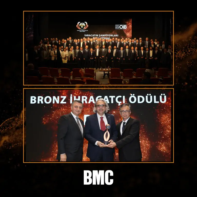 BMC'YE BRONZ İHRACATÇI ÖDÜLÜ